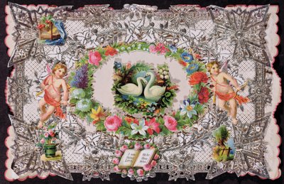 Victoriansk valentinskort af English School